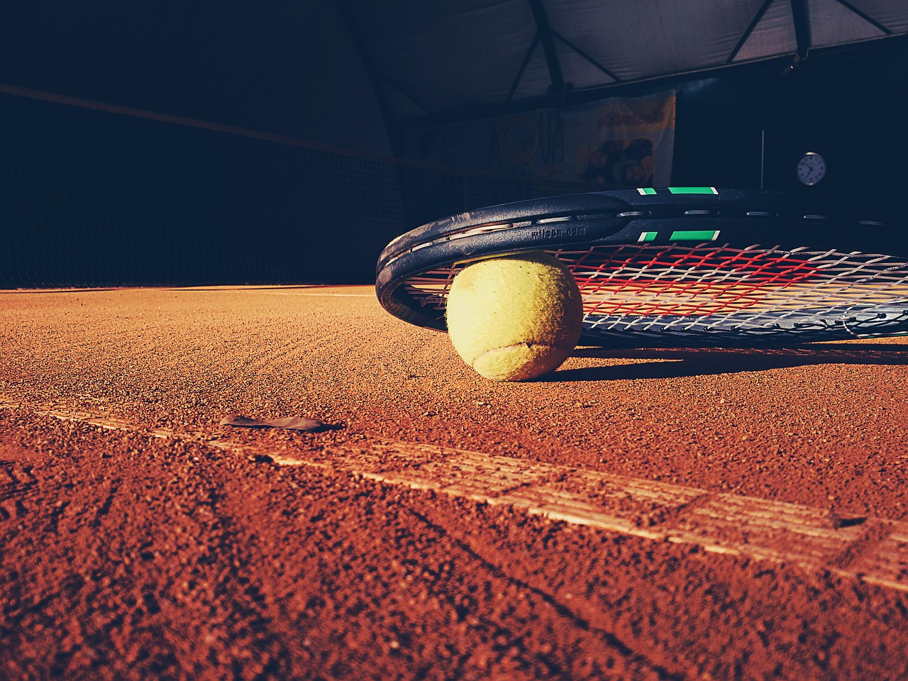 tennis, racket, court
